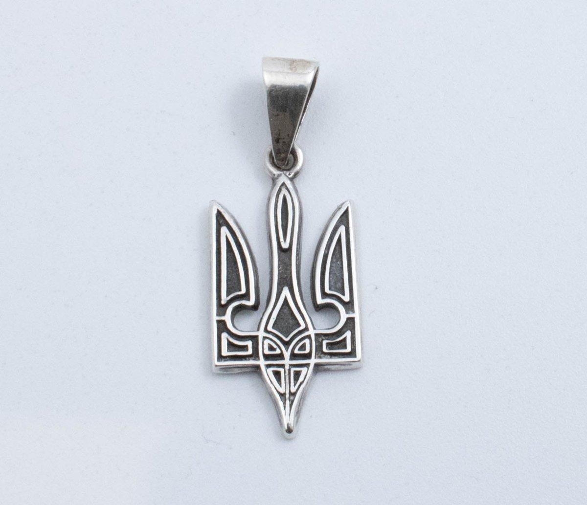 Vintage Sterling Silver Ukrainian Coat of Arms Pendant!